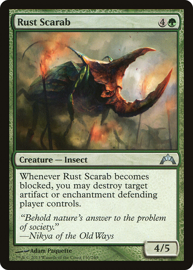 Scarabée rouillé (GTC-130) - Gatecrash Foil