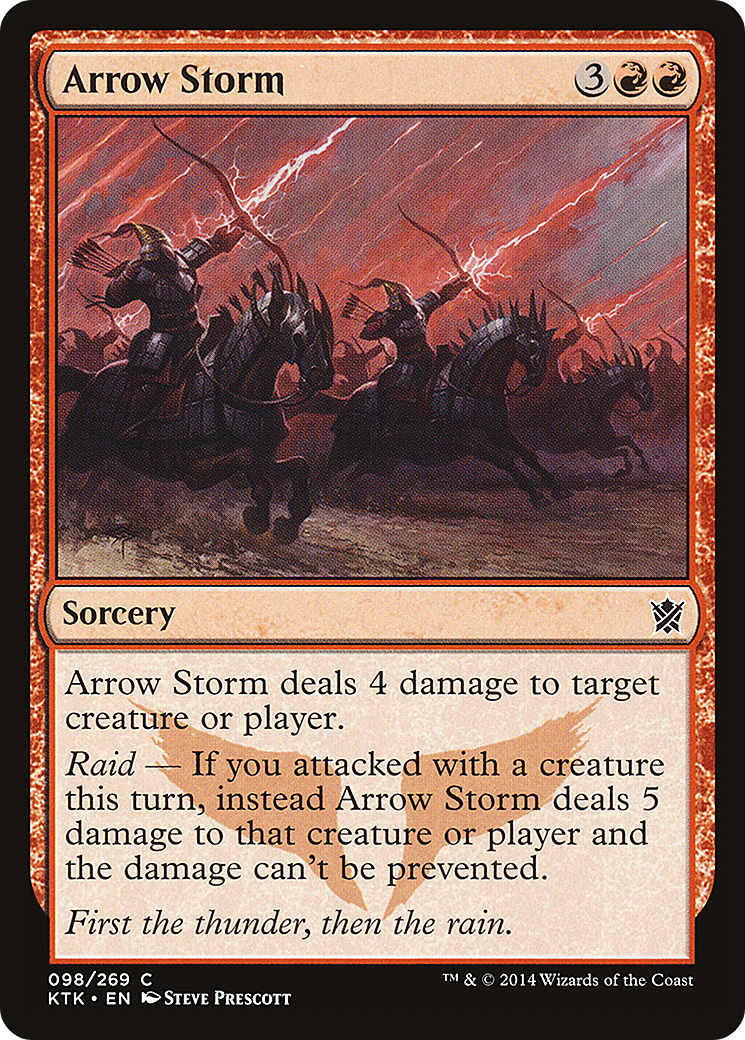 Tempête de flèches (KTK-098) - Les Khans de Tarkir Foil