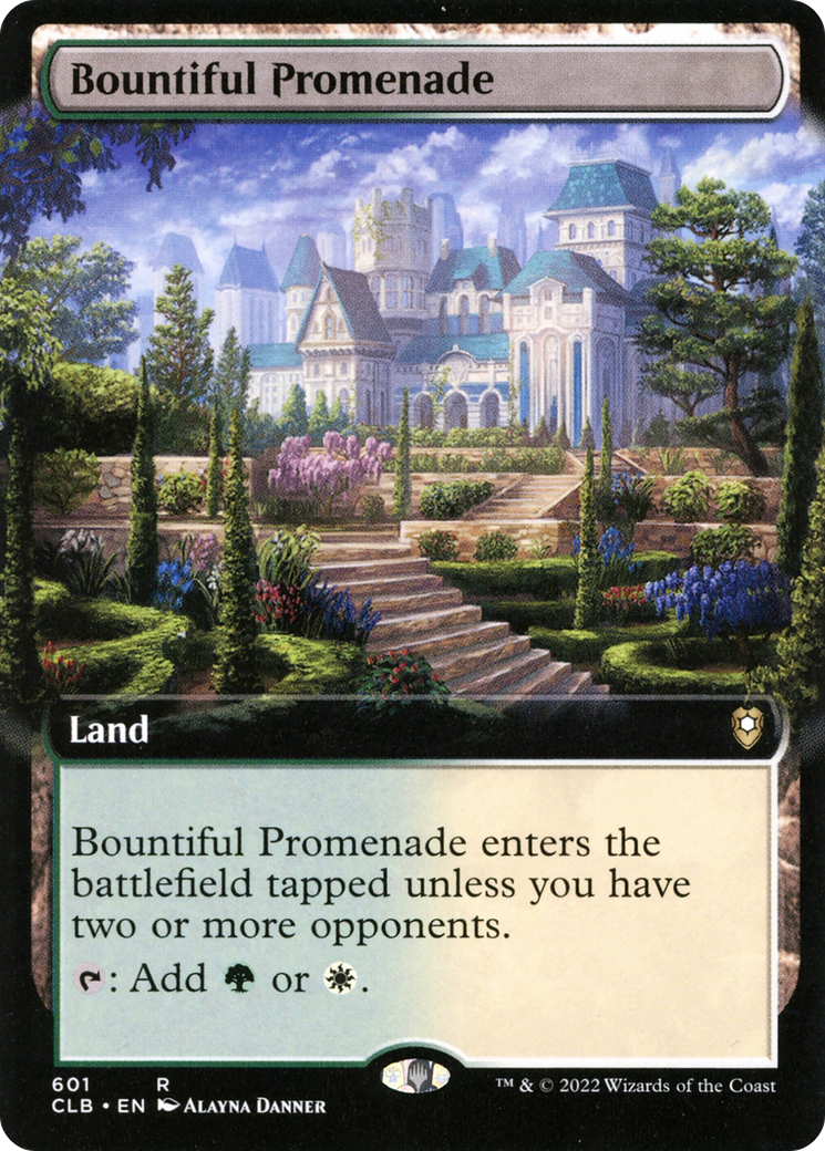 Bountiful Promenade (Extended Art) (CLB-601) - Commander Legends: Battle for Baldur's Gate: (Extended Art)