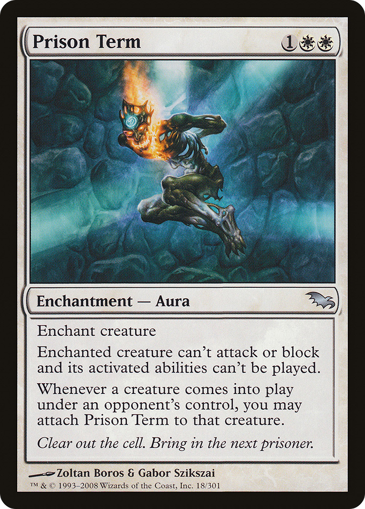 Peine de prison (SHM-018) - Shadowmoor Foil