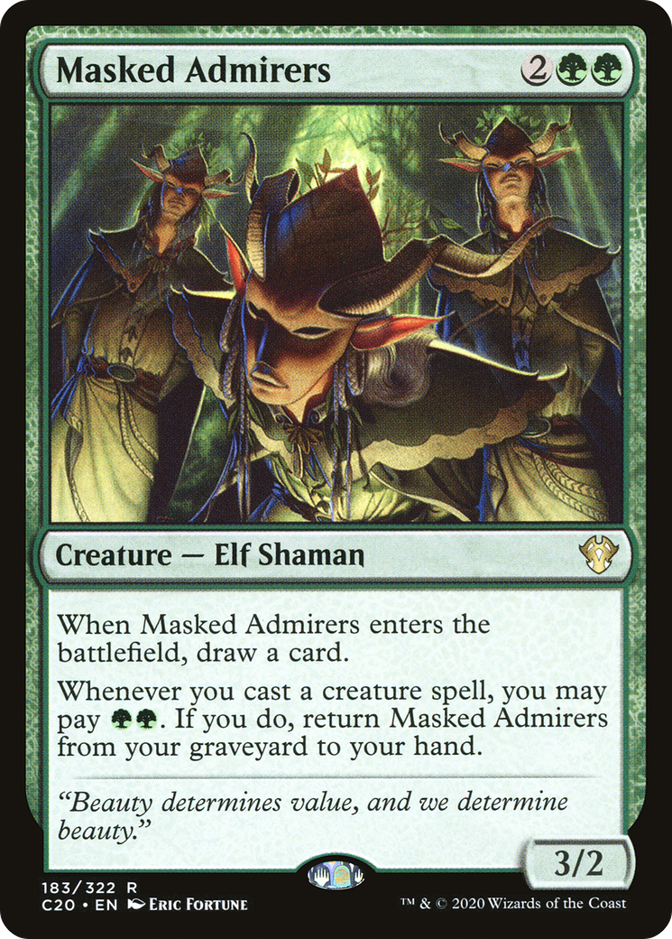 Masked Admirers (C20-183) - Commander 2020