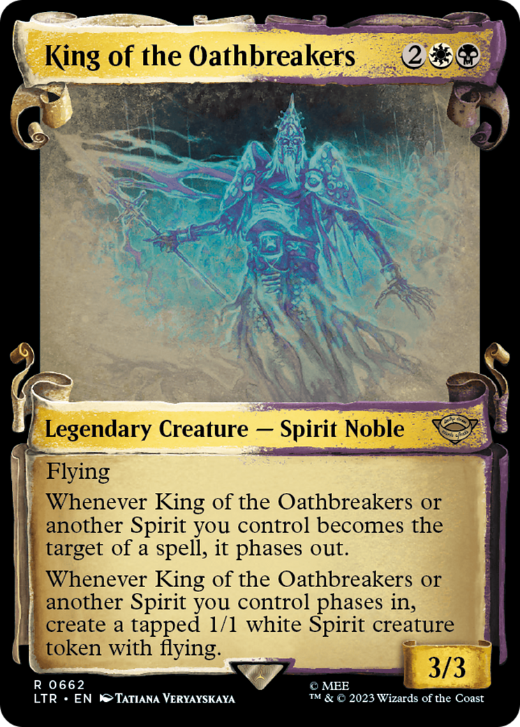 King of the Oathbreakers (Showcase Scrolls) (LTR-662) - The Lord of the Rings: Tales of Middle-earth: (Showcase) Foil