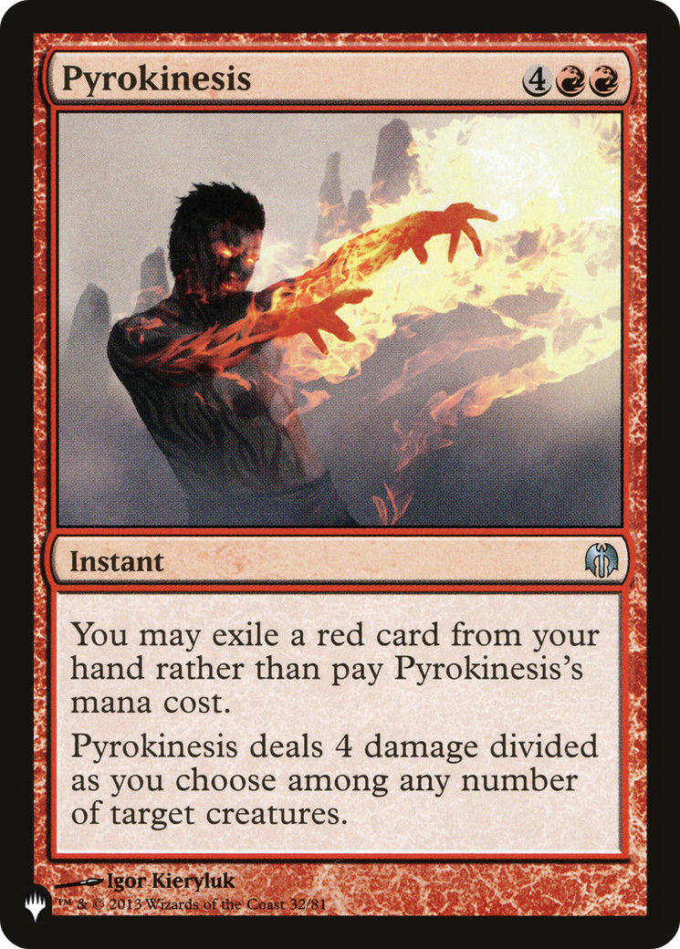 Pyrokinesis (LIST-DDL-32) - The List