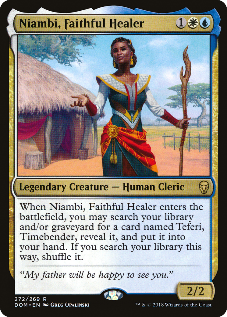Niambi, Fidèle Guérisseur (DOM-272) - Dominaria