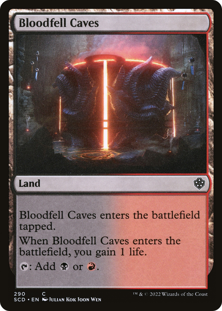 Bloodfell Caves (SCD-290) - Starter Commander Decks