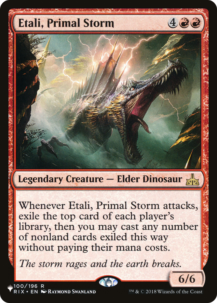 Etali, Primal Storm (LIST-100/196) - The List