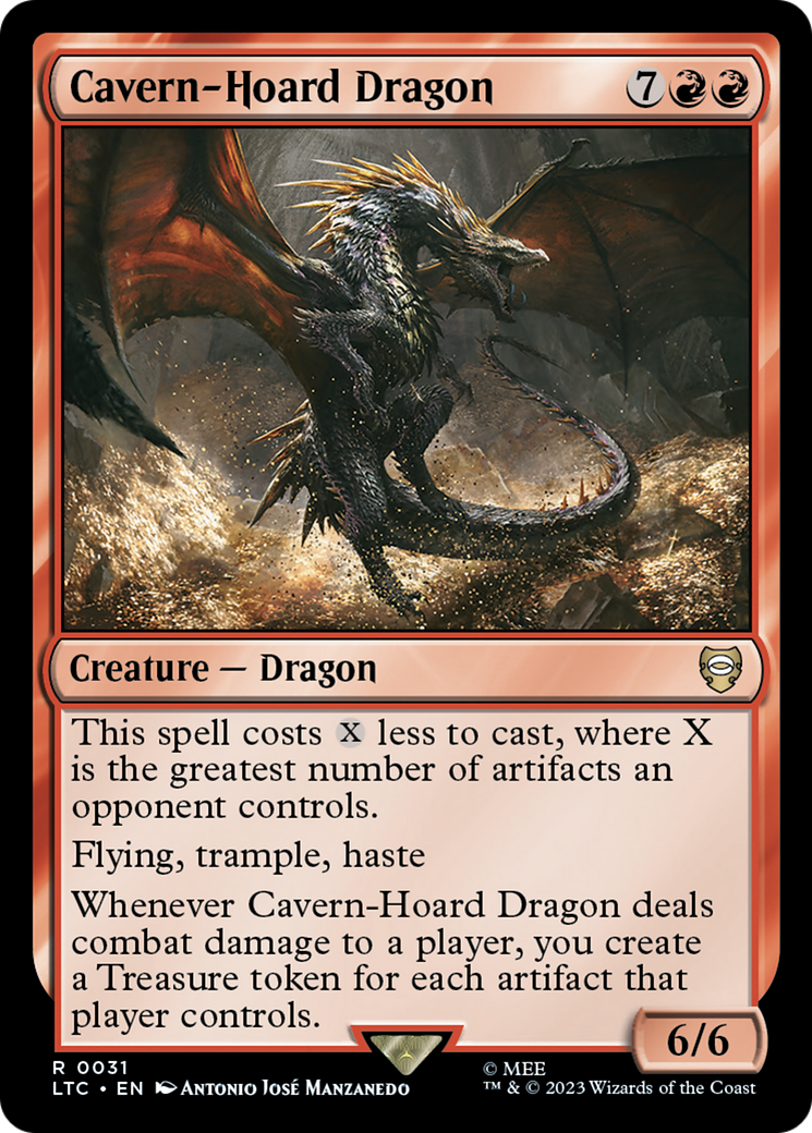Cavern-Hoard Dragon (LTC-031) - Tales of Middle-earth Commander