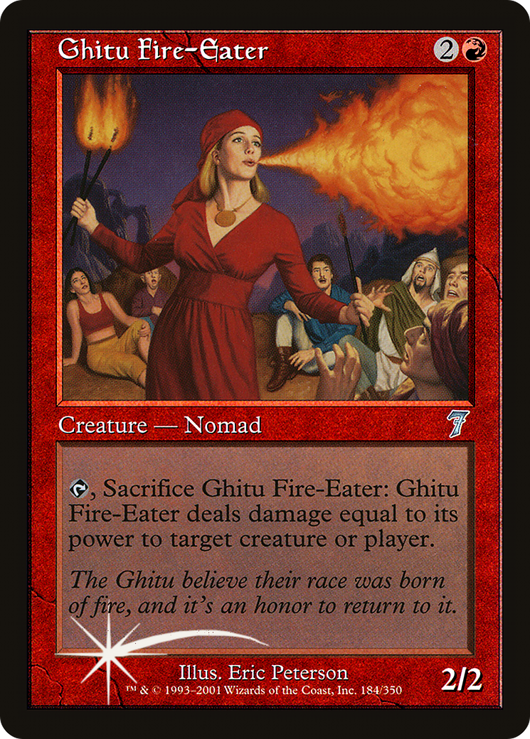 Ghitu Fire-Eater (7ED-184★) - Septième édition