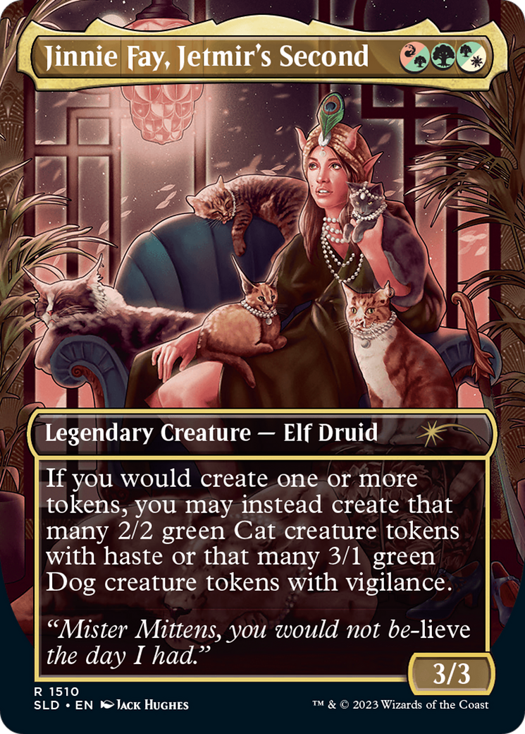 Jinnie Fay, Jetmir's Second (SLD-1510) - Secret Lair Drop (Borderless) Foil