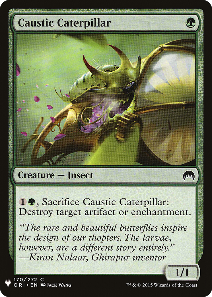 Caustic Caterpillar (LIST-170) - The List