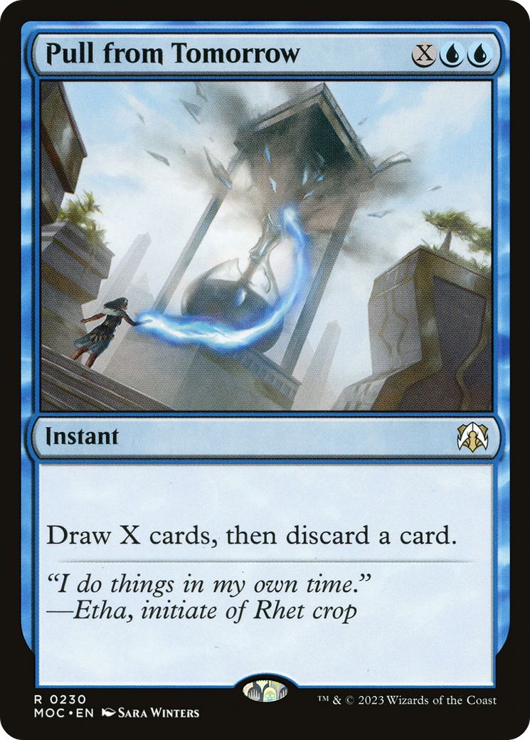 Pull from Tomorrow (MOC-230) - March of the Machine Commander