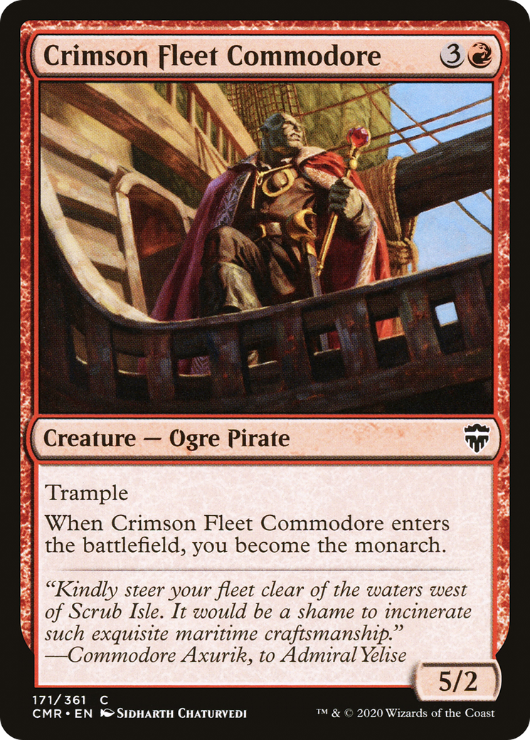 Commodore de la flotte cramoisie (CMR-171) - Commander Legends Foil