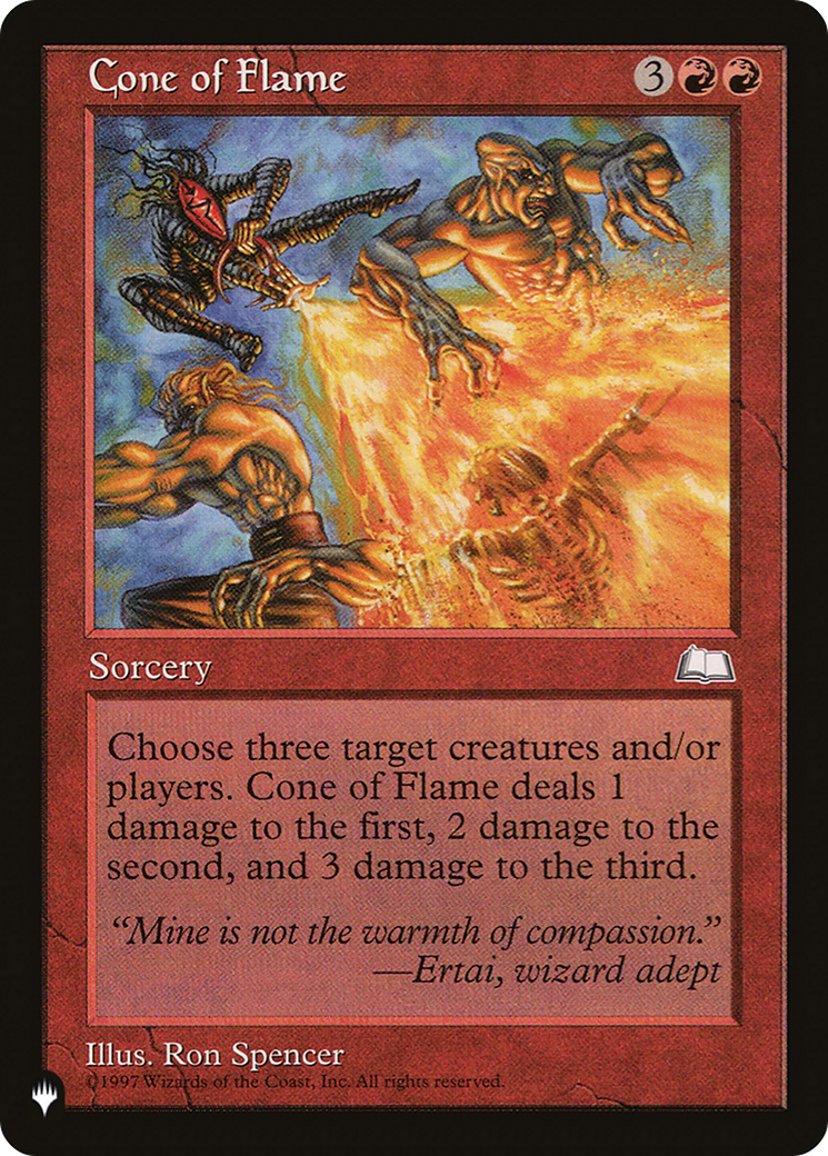 Cone of Flame (LIST-) - The List