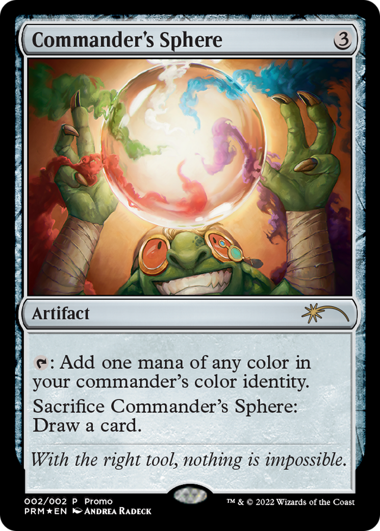 Commander's Sphere (WPN-008) - Wizards Play Network 2024 Foil