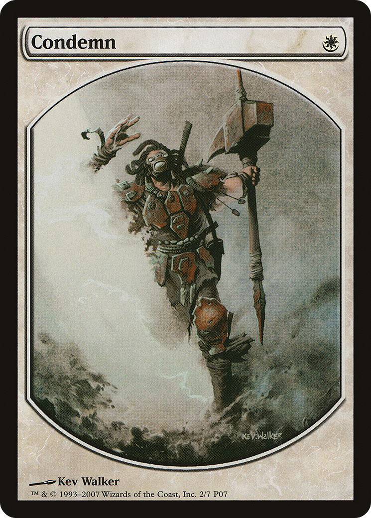 Condamner (P07-002) - Récompenses Magic Player 2007