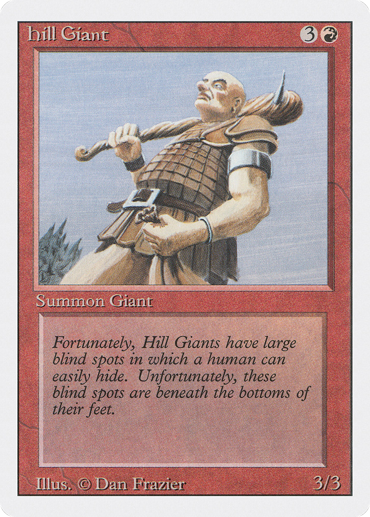 Hill Giant (3ED-158) - Édition révisée