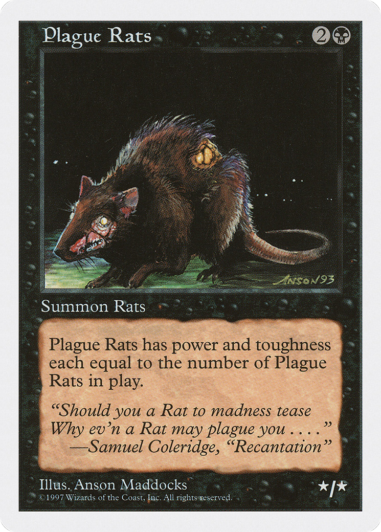 Plague Rats (5ED-188) - Cinquième édition