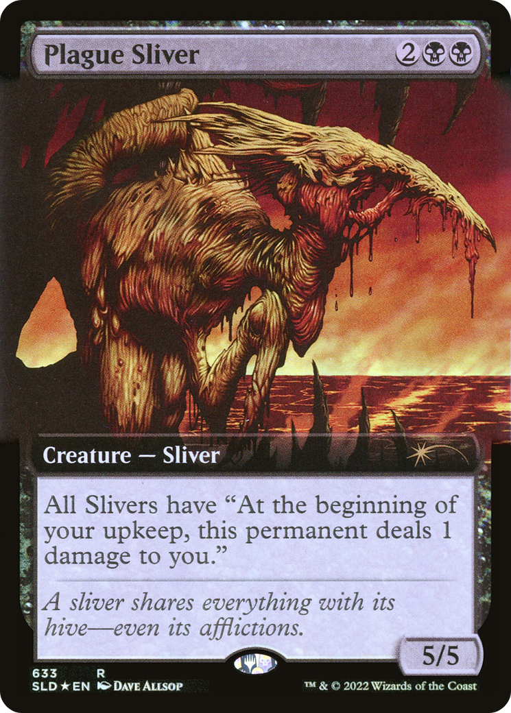 Plague Sliver (SLD-633) - Butin Secret Lair : (Extended Art) Foil