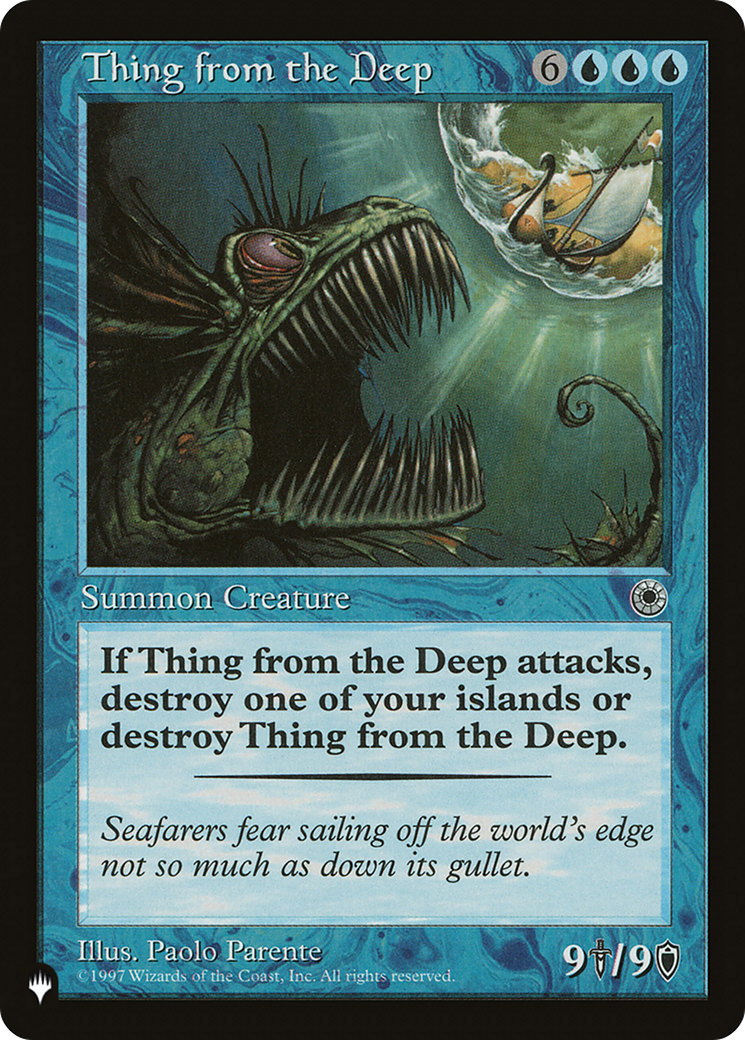 Thing from the Deep (LIST-POR-73) - The List