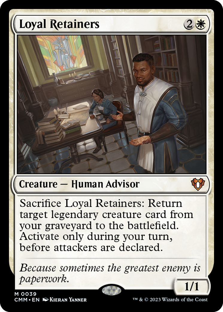 Loyal Retainers (CMM-039) - Commander Masters Foil