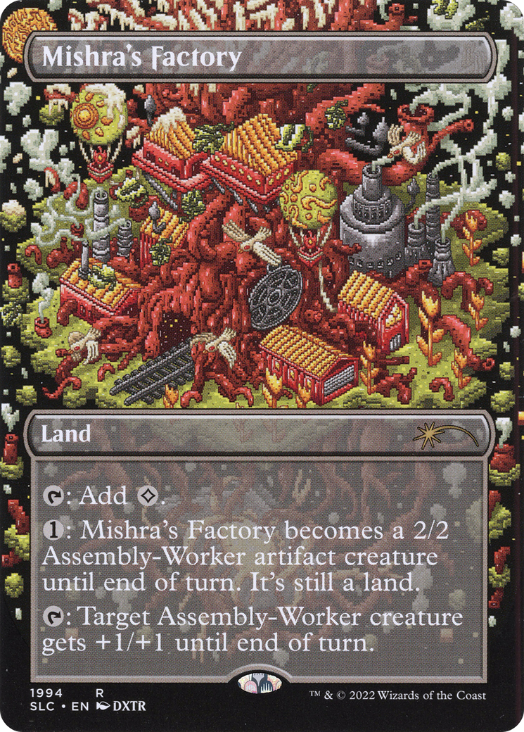 Mishra's Factory (SLC-1994) - Secret Lair 30th Anniversary Countdown Kit (Borderless) Foil