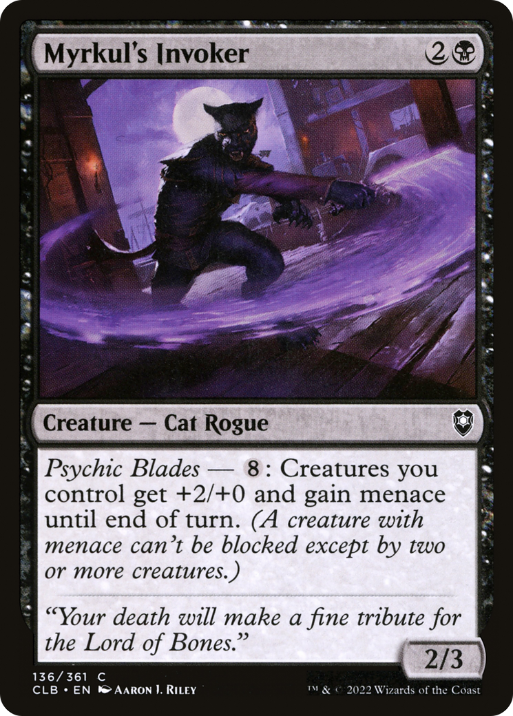 Myrkul's Invoker (CLB-136) - Commander Legends: Battle for Baldur's Gate Foil