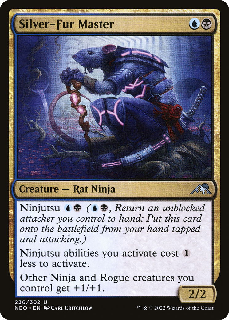 Silver-Fur Master (NEO-236) - Kamigawa : Neon Dynasty Foil