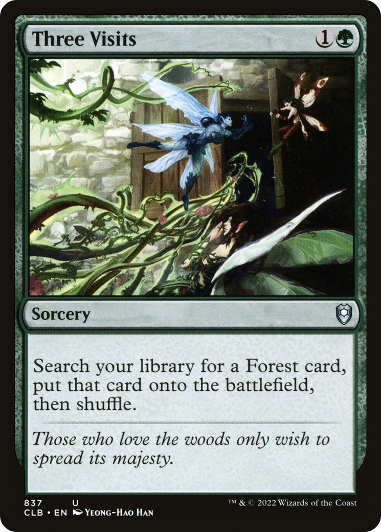 Trois visites (CLB-837) - Commander Legends : La Bataille de Baldur's Gate