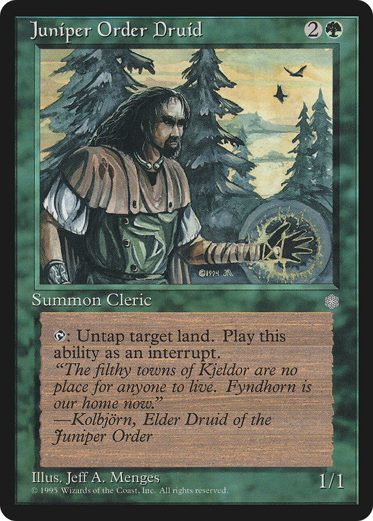 Juniper Order Druid (ICE-251) - Ice Age