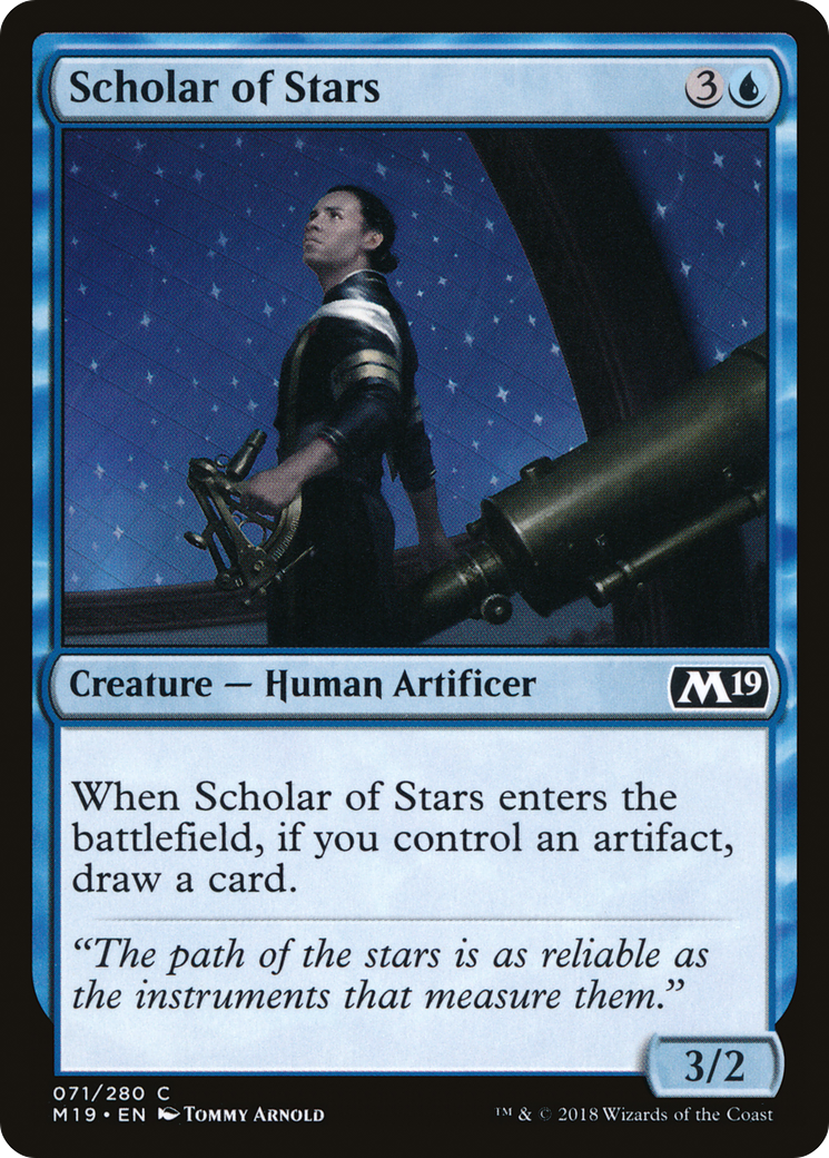 Scholar of Stars (M19-071) - Core Set 2019 Foil