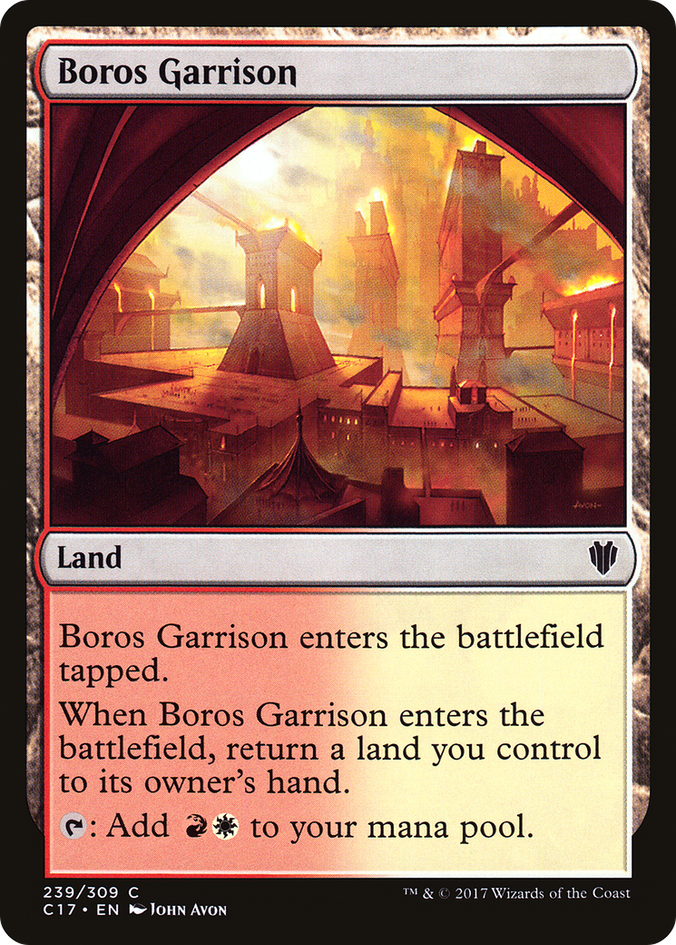 Garnison de Boros (C17-239) - Commandant 2017