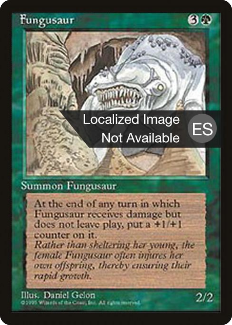Fungusaur (4BB-246) - Quatrième édition - Bordure noire étrangère