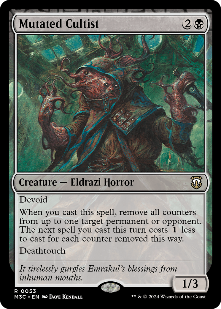 Mutated Cultist (M3C-053) - Modern Horizons 3 Commander: (devoid)