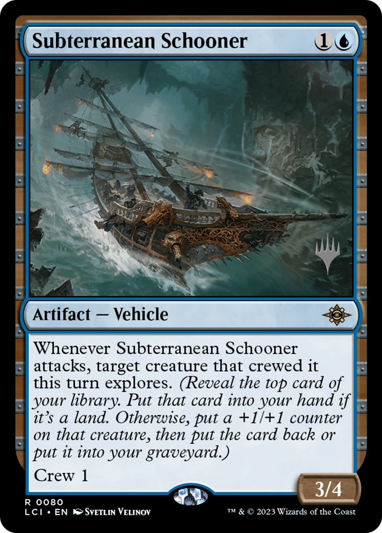 Subterranean Schooner (PPLCI-80P) - The Lost Caverns of Ixalan Promos Foil