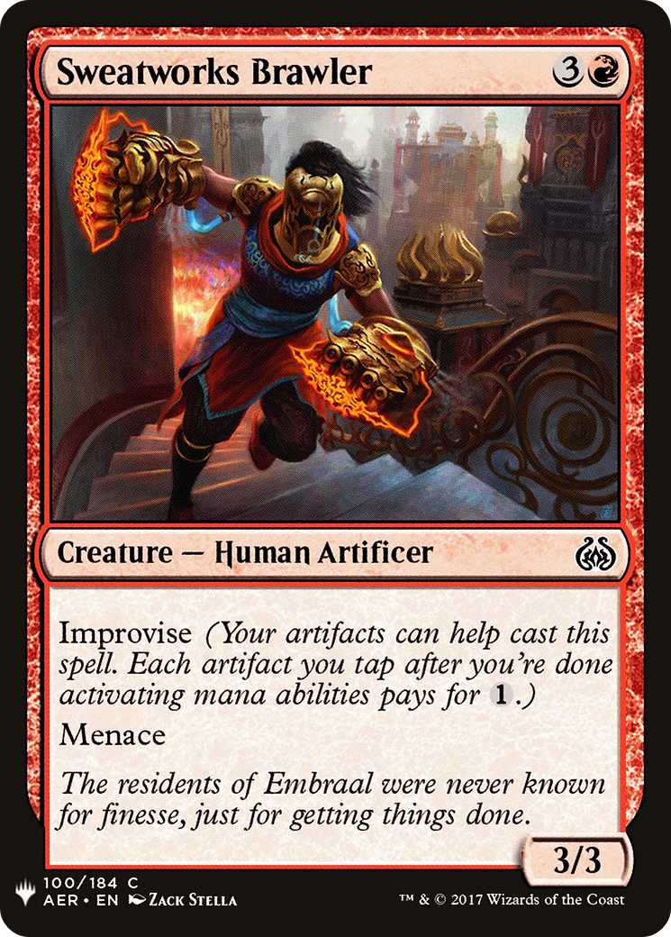 Sweatworks Brawler (LIST-AER-100) - The List