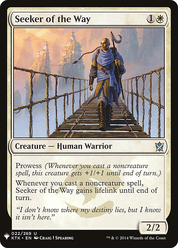 Seeker of the Way (LIST-022) - The List