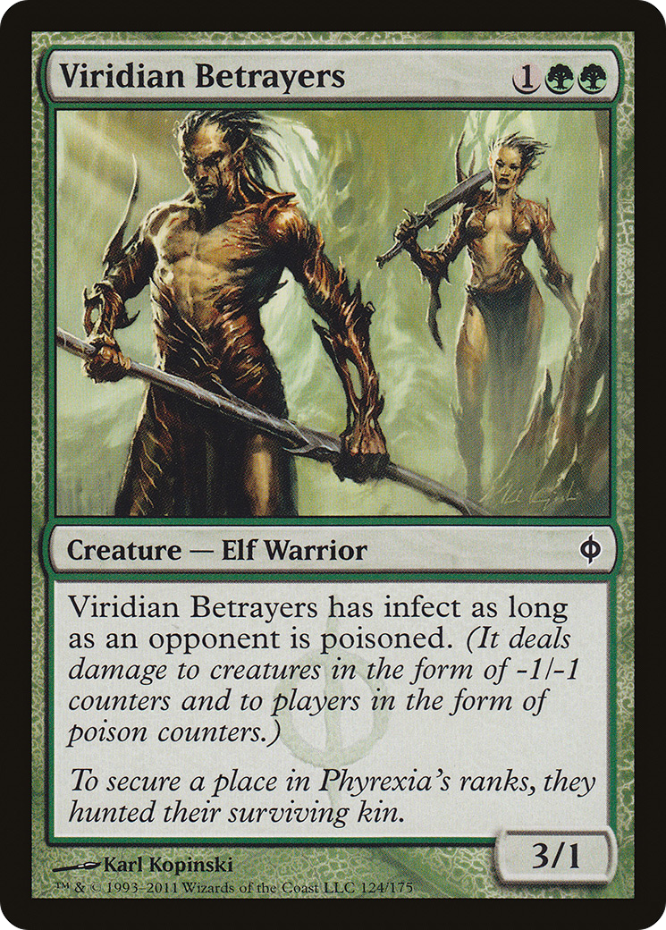 Viridian Betrayers (NPH-124) - Nouvelle Phyrexia Foil