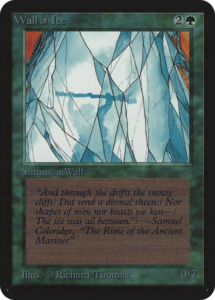Wall of Ice (LEA-) - Limited Edition Alpha