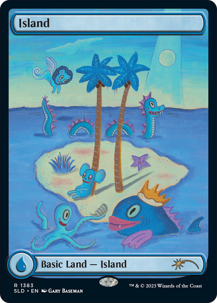 Island (1383) (SLD-1383) - Secret Lair Drop: (Full Art)
