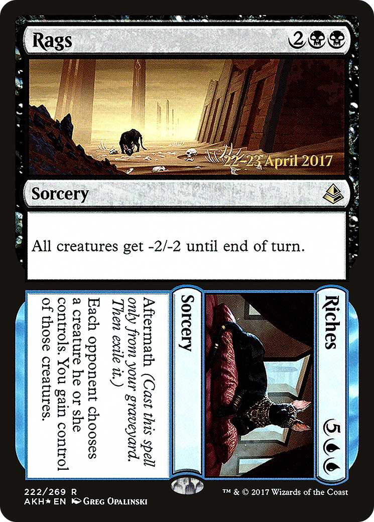 Rags // Riches (PAKH-222S) - Amonkhet Promos Foil