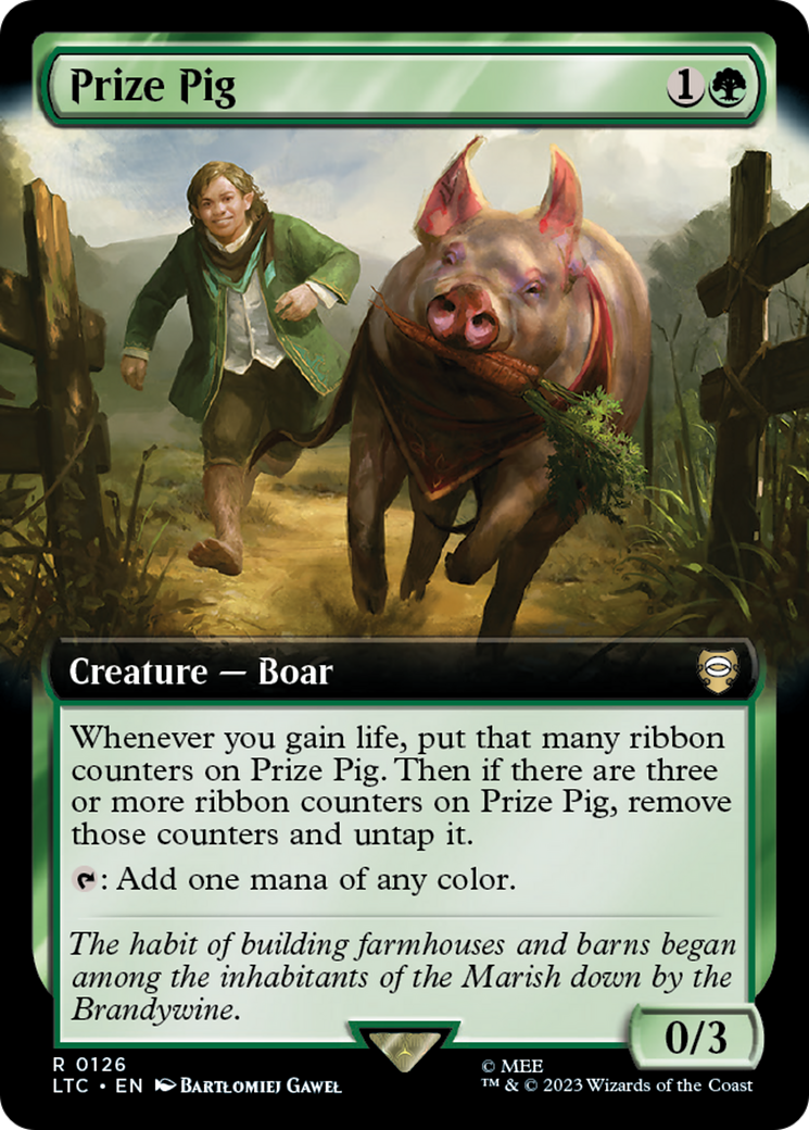 Prize Pig (Extended Art) (LTC-126) - Tales of Middle-earth Commander: (Extended Art) Foil
