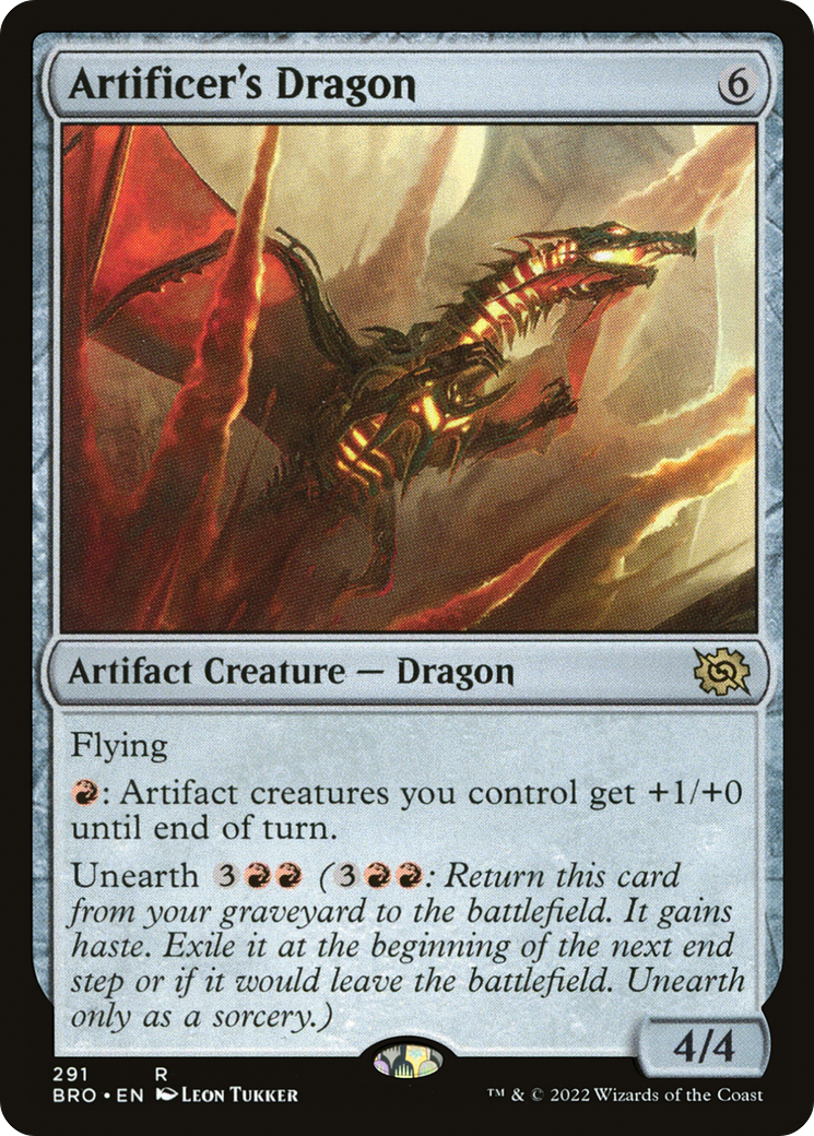 Artificer's Dragon (BRO-291) - The Brothers' War Foil