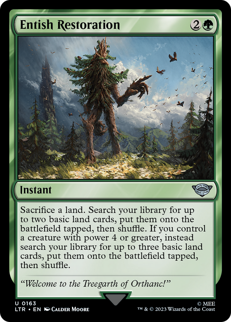Restauration des Ents (LTR-163) - Le Seigneur des Anneaux : Contes de la Terre du Milieu
