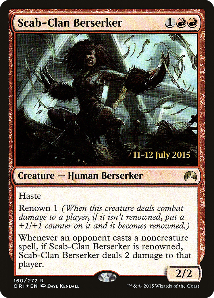 Scab-Clan Berserker (PRE-160S) - Magic Origins Promos Foil