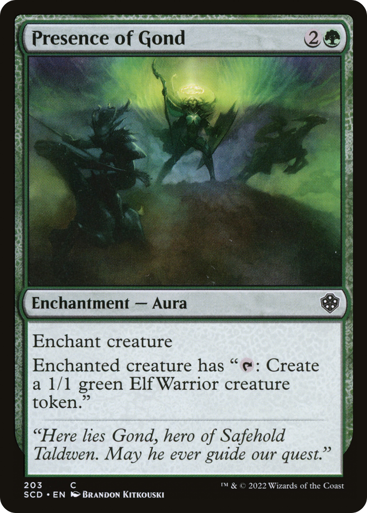 Présence de Gond (SCD-203) - Decks de commandant de départ