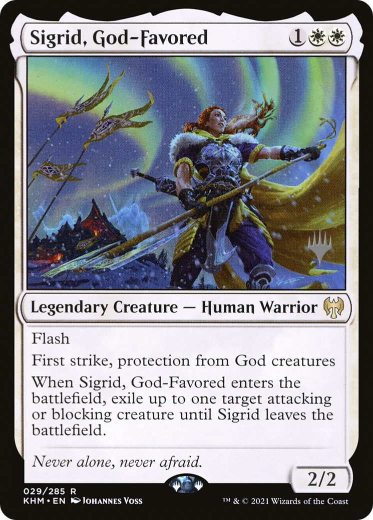 Sigrid, God-Favored (PPKHM-029) - Kaldheim Promos