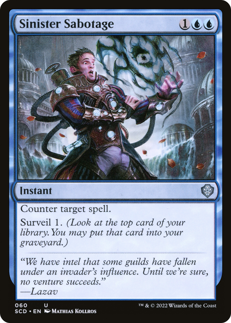 Sabotage sinistre (SCD-060) - Decks de commandant de départ