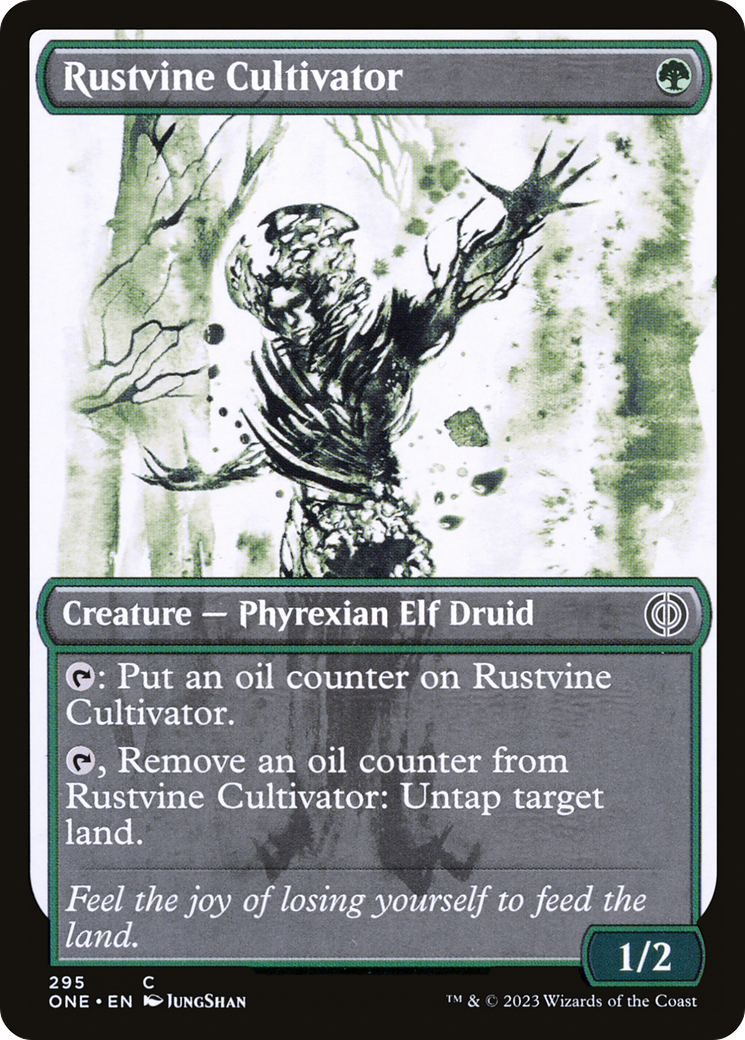 Rustvine Cultivator (Showcase) (ONE-295) - Phyrexia: All Will Be One: (Showcase)