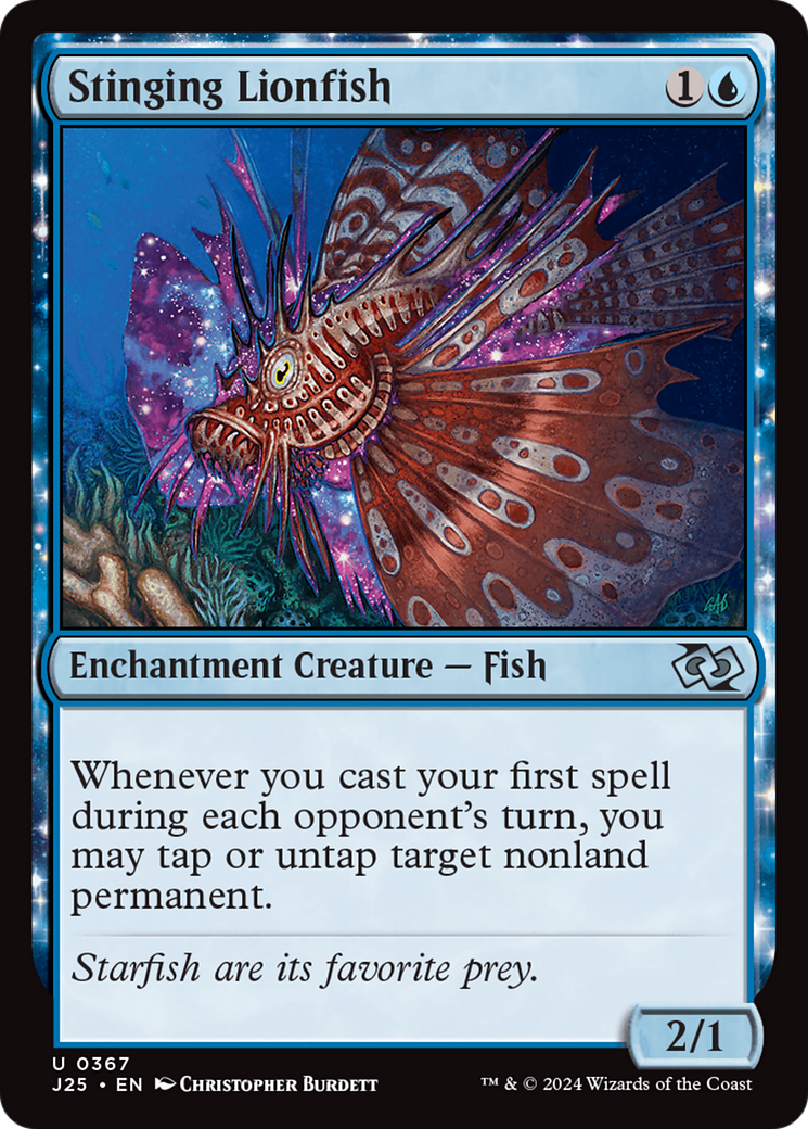 Stinging Lionfish (J25-367) - Foundations Jumpstart: (enchantment)