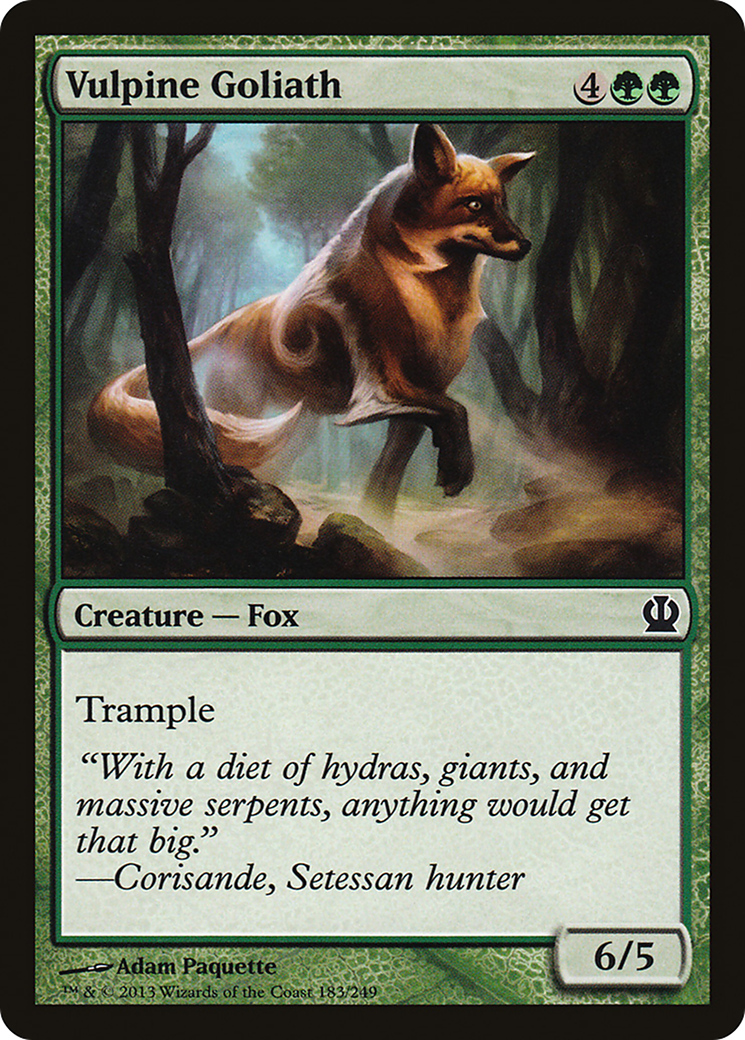Vulpine Goliath (THS-183) - Theros Foil